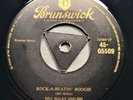 Bill Haley and His Comets Rock A Beatin Boogie BRUNSWICK 1955 UK 7” 45 VINYL