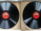 Vintage Folder with 8x12” Shellac 78 rpm records Enrico Caruso & Beniamino Gigli