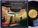 NM - Sigiswald KUIJKEN - LEONHARDT - Bach 6 Sonatas Violin & Harpsichord - 2 LP