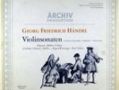 2 LPs ARCHIV 1968 Handel EDUARD MELKUS Violin Sonatas WENZINGER SAPM 198 474/75