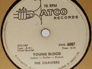 Atco 6087 The Coasters Young Blood / Searchin' 78 RPM E E Canada Pressing