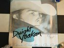 Vintage 80s DWIGHT YOAKAM GUITARS, CADILLACS, ETC. LP POSTER SIGNED COW PUNK 