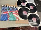 FREEDOM ROCK - 4 VINYL LP SET (1987) Sessions OP-4510 VARIOUS ARTISTS Rare EX/NM