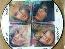 EX/EX  POISON LOOK WHAT THE CAT DRAGGED IN VINYL PICTURE PIC DISC LP