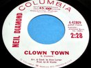 NEIL DIAMOND Clown Town/At Night 45 Original Early Columbia WL PROMO Teen NICE