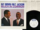 RAY BROWN MILT JACKSON MUCH IN COMMON VERVE 23MJ 3204 JAPAN PROMO VINYL LP