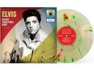 elvis presley christmas album on clear vinyl with red & green splatter sealed