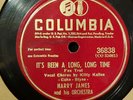Harry James It's Been a Long, Long Time Columbia 36838 EX 1945 78RPM 