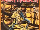 IRON MAIDEN LP TURKISH PRESS PIECE OF MIND 1983 VG+ Vinyl EMA 800 Heavy Metal