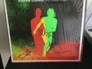 DURAN DURAN Future Past VG++ GREEN VINYL SIGNED ART CARD IN SHRINK