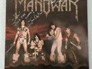 MANOWAR - INTO GLORY RIDE + INNER - SIGNED BY 4 TO THE FRONT - VG++