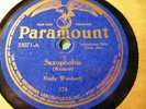 1919 PARAMOUNT Pietro CAPODIFERRO Cornet RUDY WIEDOEFT SAXOPHOBIA / Switzerland