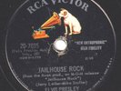 78-ROCK-ELVIS PRESLEY-JAILHOUSE ROCK/TREAT ME NICE on RCA-NICE