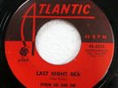 BYRON LEE & SKA KINGS 45 Last Night Ska/Watermelon Man VG+ Atlantic reggae c4704