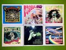 DIY 6 Handmade Ceramic LP Drink Coasters WHO LED ZEPPELIN ZAPPA HENDRIX JETHRO T
