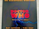 DOCTOR WHO THEME 50th ANNIVERSARY RAY CATHODE TIME BEAT BLUE VINYL 7