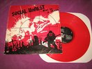 SOCIAL UNREST - RAT IN THE MAZE - LIBERTINE US 1982 ORIGINAL MINI LP RED VINYL