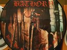 Bathory Under the Sign Picture Disc LP Rare 1990's Limited # 286/666 yellow goat