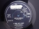 THE BEATLES  - UK  1964 FIRST PRESS - A HARD DAYS NIGHT  *FACTORY SAMPLE/DEMO*45