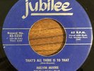 MELVIN MOORE That's All There Is To That / If I Could Hold You R&B Jubilee 45