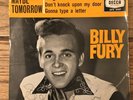 Billy Fury Maybe Tomorrow Tri Centre Ep Decca Vinyl Record Rock N Roll Rare