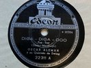 JAZZ: OSCAR ALEMAN Y SU QUINTETO DE SWING - ‘DIGA DIGA DOO’ ARGENTINE ODEON 78
