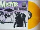 MISFITS - WALK AMONG US - ORANGE VINYL LP -MISPRESS W/ SAMHAIN LABELS-LTD. TO 20