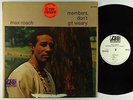 Max Roach - Members, Don't Git Weary LP - Atlantic - 1510 Mono VG++ PROMO