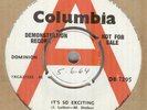 THE SINNERS**IT'S SO EXCITING**DEMO**BEAT**THE COLUMBIA LABEL**LISTEN TO IT