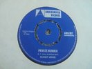 Ernest Jones - Private Number 1969 UK 45 AMALGAMATED SKA/ROCKSTEADY