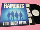 RAMONES LP TOO TOUGH TO DIE ITALY ORIG 1985 EX+ PROMO LABEL BIANCA E INNER
