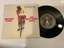 Near MINT Demo Queen - Fat Bottomed Girls / Cycle Race  (EMI, UK 78)