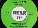Crude Halloween UFO Rocker 45 SUNDOWN HAMPTON Night Fright CO-JEAN oddball RARE
