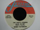 BOBBY PATTERSON - My Baby's Coming Back To Me - Vintage Northern Soul - Listen