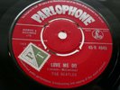 THE BEATLES 1962 U.K. 45 ' LOVE ME DO ' 1ST - RED PARLOPHONE 45-R 4949