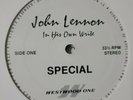 RADIO SHOW JOHN LENNON IN HIS OWN WRITE 1986 2 LP WESTWOOD ONE BROADCAST