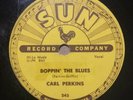 CARL PERKINS - Boppin The Blues / All Mamas Children - Sun 78 Rpm V