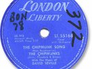 1958 The CHIPMUNKS Christmas 78 RPM Record. The Chipmunk Song
