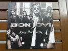 BON JOVI KEEP THE FAITH Greek TEST PRESSING 12' + poster  MINT