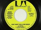 70s Soul 45 - Hidden Strength - I Don't Want To Be A Lone Ranger - UA - promo