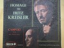 LXT 5012 CAMPOLI “HOMAGE TO FRITZ KREISLER” 1957 UK MONO LP - GREAT CONDITION