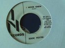 OLD NORTHERN REISSUE/PRESSING-US IN-EDDIE FOSTER-I NEVER KNEW-VG+