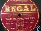 Early RUDY VALLEE Let's Do It/ Love Come Back To Me (E)