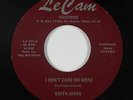 Funk Soul 45 - Edith Jones - I Don't Care No More - Le Cam VG+ mp3 Cresa Watson