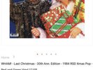 Rare 30th Anniversary Limited Edition 12” Vinyl Wham Last Christmas Red & Green
