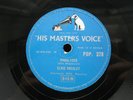 ELVIS PRESLEY 78 RPM PARALYZED / WHEN MY BLUE MOON TURNS TO GOLD HMV POP 378 EX