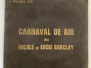 Pochette Velours 45t Carnaval De Rio Eddie Barclay/Vince Taylor/Chaussettes Noir