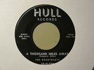 THE HEARTBEATS - A Thousand Miles Away - HULL R&B / Doo Wop 45 (1st black label)