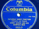 Sonny Greer & His Memphis Men - Saturday Night Function/Beggars Blues, Columbia