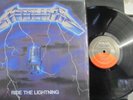 METALLICA, RIDE THE LIGHTNING - LP 60396-1 EMBOSSED EAST LABEL